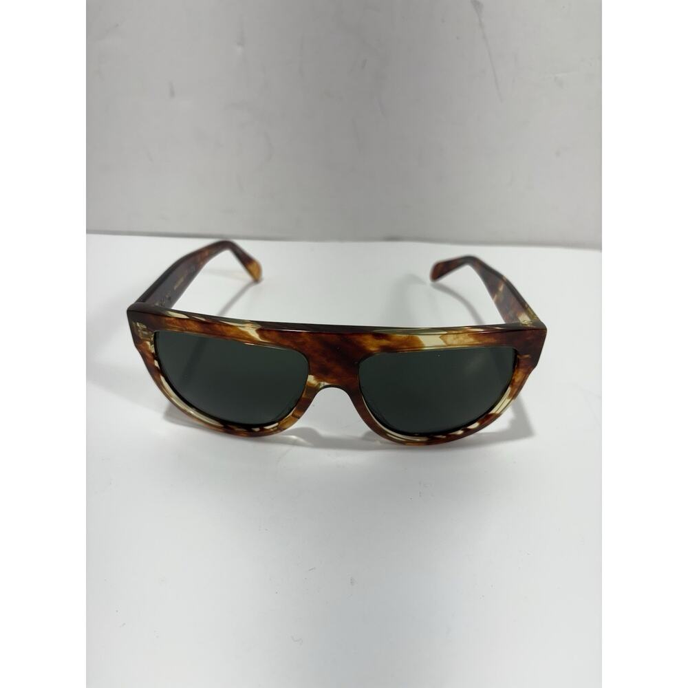 Celine CL40001I 56N Havana Tortoise Brown Aviator Polarized Sunglasses 58-16-150